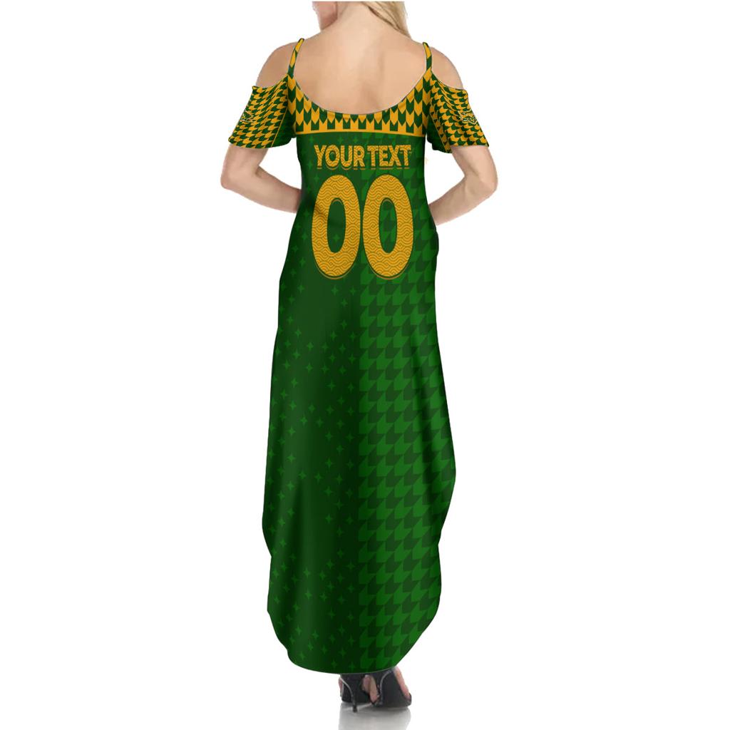 Personalised Australia Soccer Matildas Family Matching Summer Maxi Dress and Hawaiian Shirt Super Team