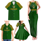 Personalised Australia Soccer Matildas Family Matching Tank Maxi Dress and Hawaiian Shirt Super Team