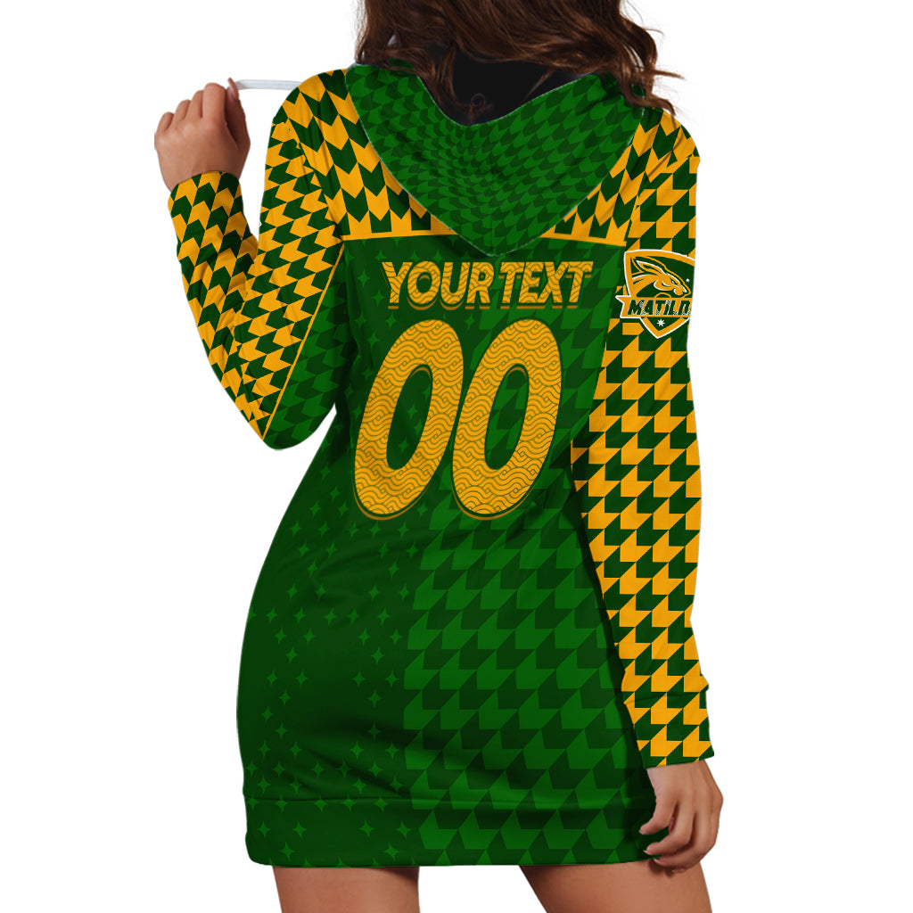 Personalised Australia Soccer Matildas Hoodie Dress Super Team