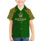 Personalised Australia Soccer Matildas Kid Hawaiian Shirt Super Team