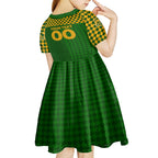 Personalised Australia Soccer Matildas Kid Short Sleeve Dress Super Team