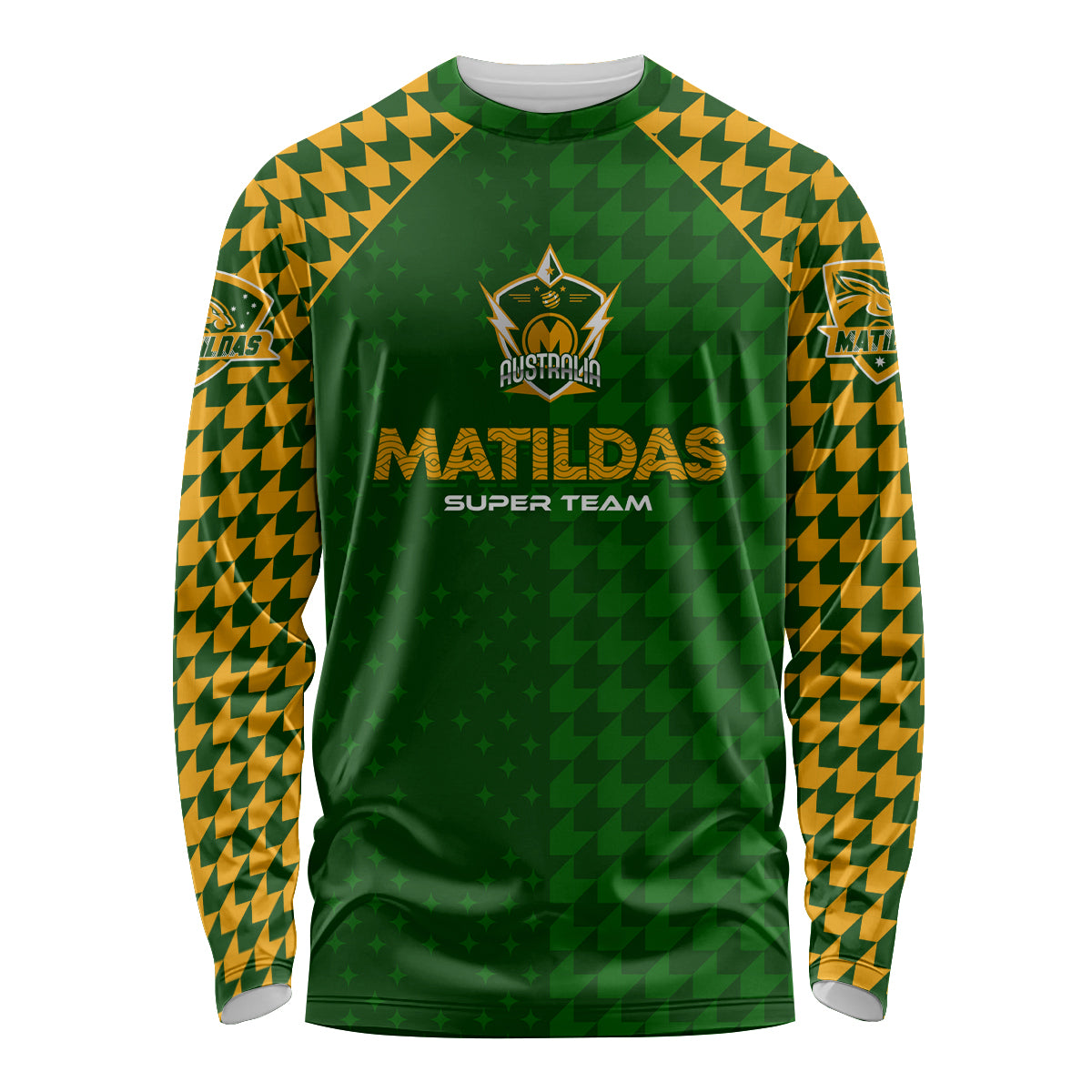 Personalised Australia Soccer Matildas Long Sleeve Shirt Super Team