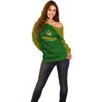 Personalised Australia Soccer Matildas Off Shoulder Sweater Super Team