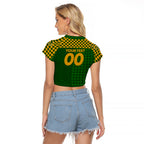 Personalised Australia Soccer Matildas Raglan Cropped T Shirt Super Team