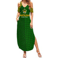 Personalised Australia Soccer Matildas Summer Maxi Dress Super Team