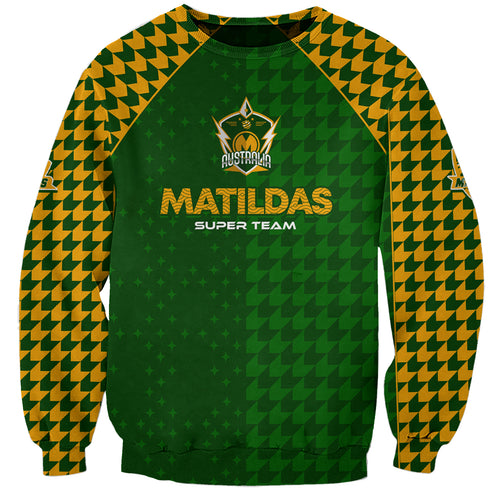 Personalised Australia Soccer Matildas Sweatshirt Super Team