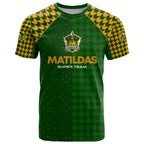 Personalised Australia Soccer Matildas T Shirt Super Team