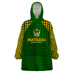 Personalised Australia Soccer Matildas Wearable Blanket Hoodie Super Team