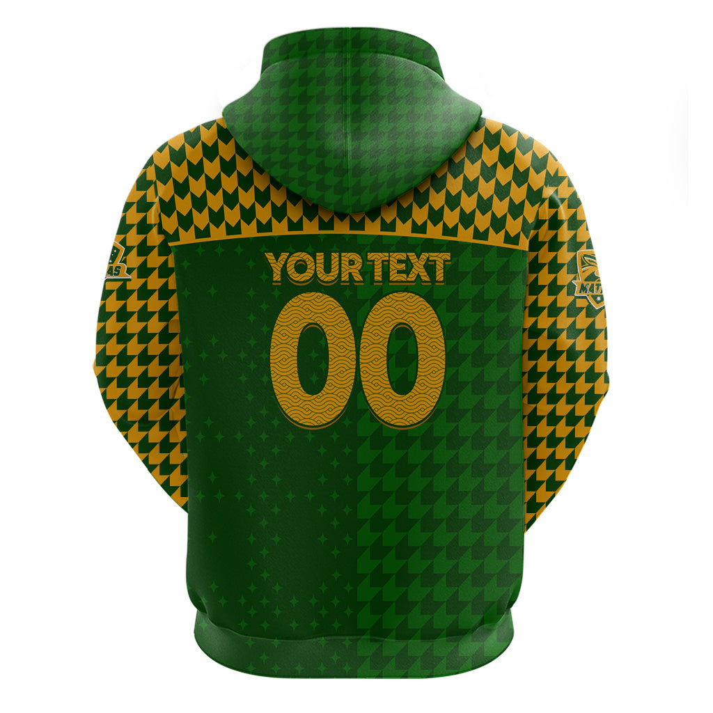 Personalised Australia Soccer Matildas Zip Hoodie Super Team