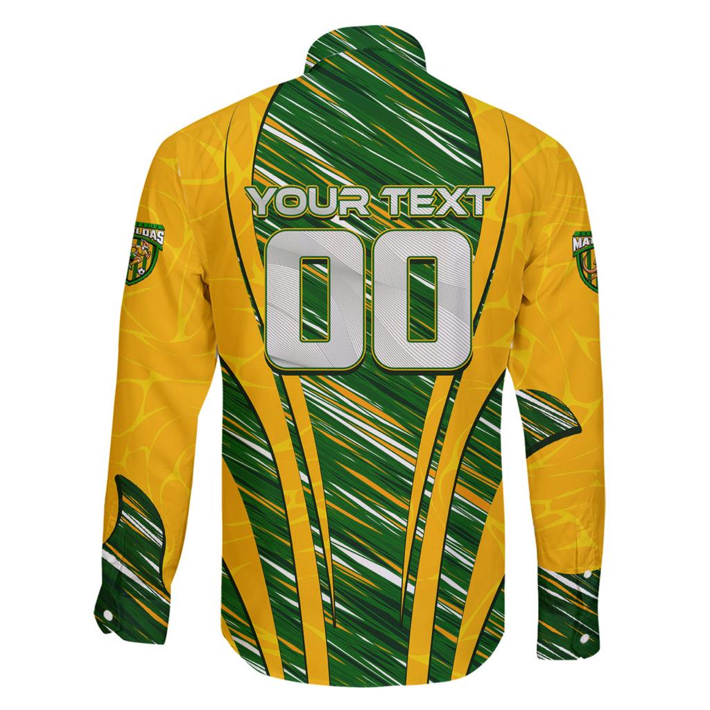 Personalised Australia Matildas Family Matching Tank Maxi Dress and Hawaiian Shirt Abstract Line