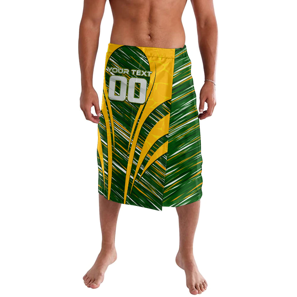 Personalised Australia Matildas Lavalava Abstract Line