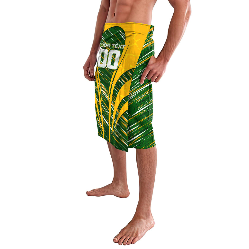 Personalised Australia Matildas Lavalava Abstract Line