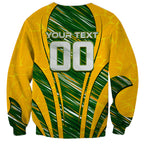 Personalised Australia Matildas Sweatshirt Abstract Line