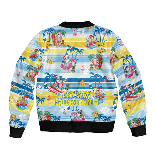 surfing-christmas-bomber-jacket-tropical-santa-lets-go-surfing