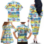 surfing-christmas-family-matching-off-shoulder-long-sleeve-dress-and-hawaiian-shirt-tropical-santa-lets-go-surfing