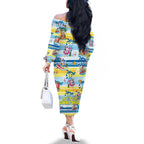 surfing-christmas-family-matching-off-shoulder-long-sleeve-dress-and-hawaiian-shirt-tropical-santa-lets-go-surfing