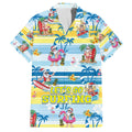 surfing-christmas-family-matching-off-shoulder-short-dress-and-hawaiian-shirt-tropical-santa-lets-go-surfing