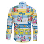 surfing-christmas-family-matching-off-shoulder-short-dress-and-hawaiian-shirt-tropical-santa-lets-go-surfing