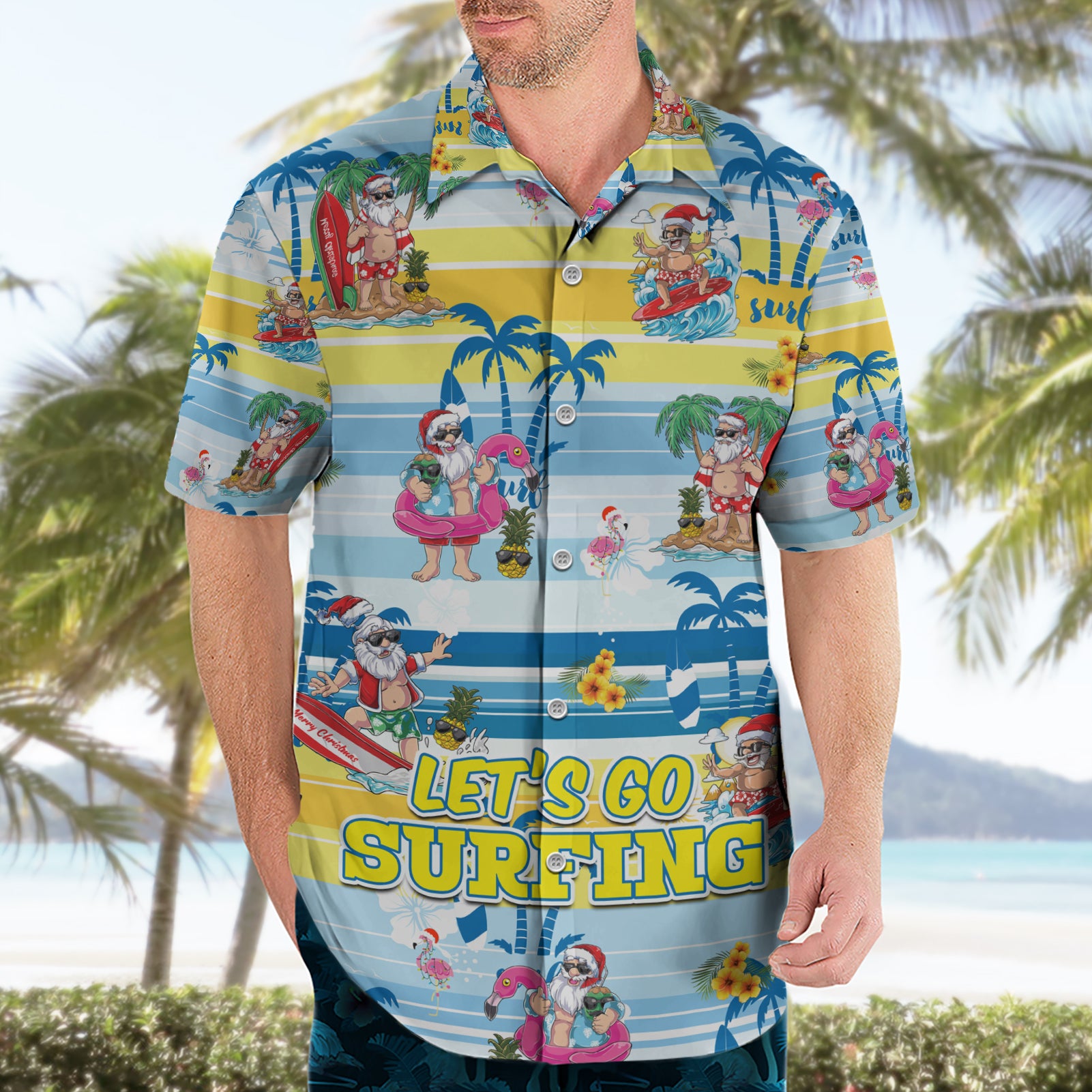 surfing-christmas-hawaiian-shirt-tropical-santa-lets-go-surfing