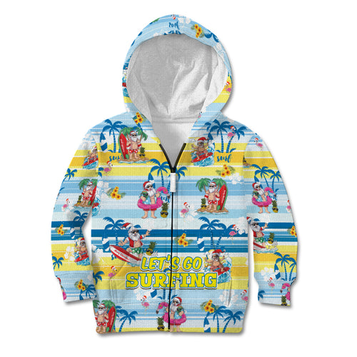 surfing-christmas-kid-hoodie-tropical-santa-lets-go-surfing