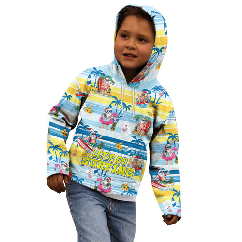 surfing-christmas-kid-hoodie-tropical-santa-lets-go-surfing