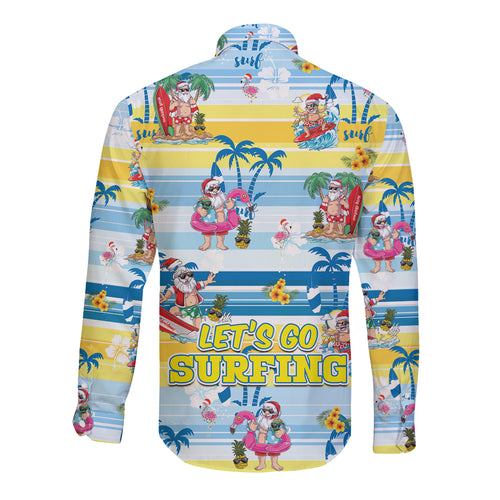 surfing-christmas-long-sleeve-button-shirt-tropical-santa-lets-go-surfing