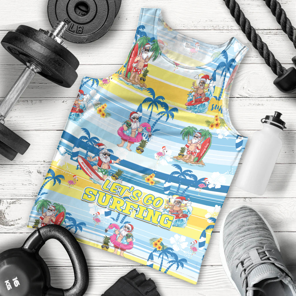 surfing-christmas-men-tank-top-tropical-santa-lets-go-surfing