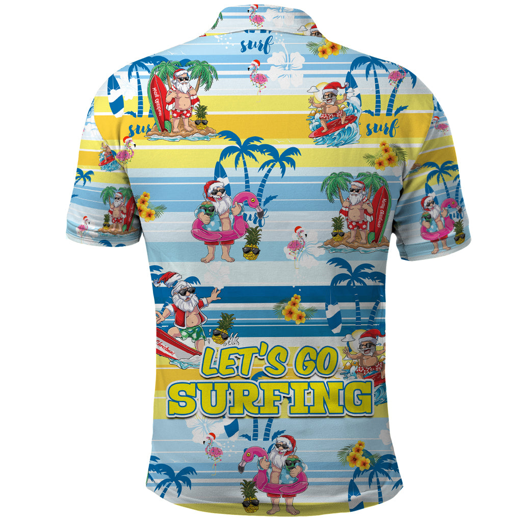 surfing-christmas-polo-shirt-tropical-santa-lets-go-surfing