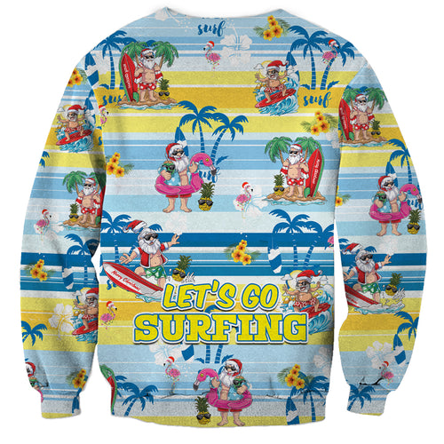 surfing-christmas-sweatshirt-tropical-santa-lets-go-surfing