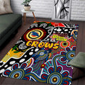 Crows AFL Celebrating 50 Years of Naidoc Area Rug NAIDOC Week 2025 Aboriginal