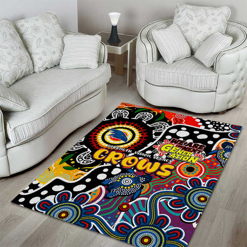 Crows AFL Celebrating 50 Years of Naidoc Area Rug NAIDOC Week 2025 Aboriginal