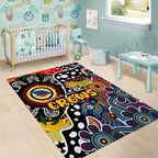 Crows AFL Celebrating 50 Years of Naidoc Area Rug NAIDOC Week 2025 Aboriginal