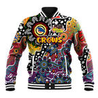 Personalised Crows AFL Celebrating 50 Years of Naidoc Baseball Jacket NAIDOC Week 2025 Aboriginal