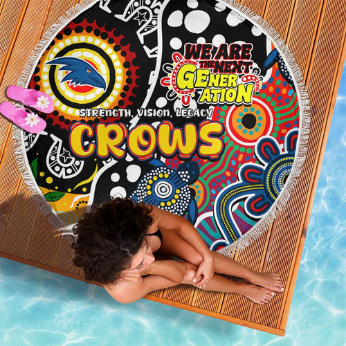 Crows AFL Celebrating 50 Years of Naidoc Beach Blanket NAIDOC Week 2025 Aboriginal