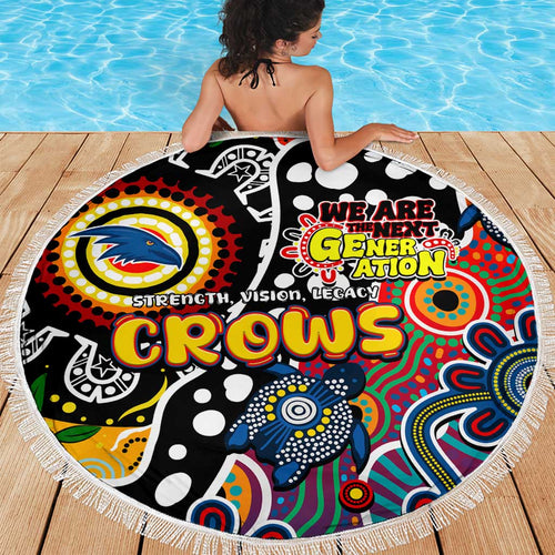 Crows AFL Celebrating 50 Years of Naidoc Beach Blanket NAIDOC Week 2025 Aboriginal