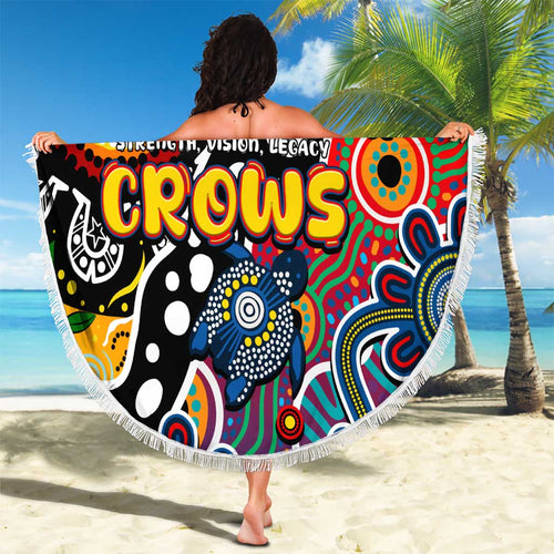 Crows AFL Celebrating 50 Years of Naidoc Beach Blanket NAIDOC Week 2025 Aboriginal