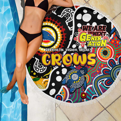 Crows AFL Celebrating 50 Years of Naidoc Beach Blanket NAIDOC Week 2025 Aboriginal