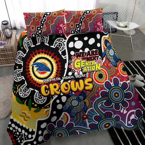 Crows AFL Celebrating 50 Years of Naidoc Bedding Set NAIDOC Week 2025 Aboriginal