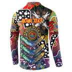 Personalised Crows AFL Celebrating 50 Years of Naidoc Button Sweatshirt NAIDOC Week 2025 Aboriginal