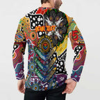 Personalised Crows AFL Celebrating 50 Years of Naidoc Button Sweatshirt NAIDOC Week 2025 Aboriginal