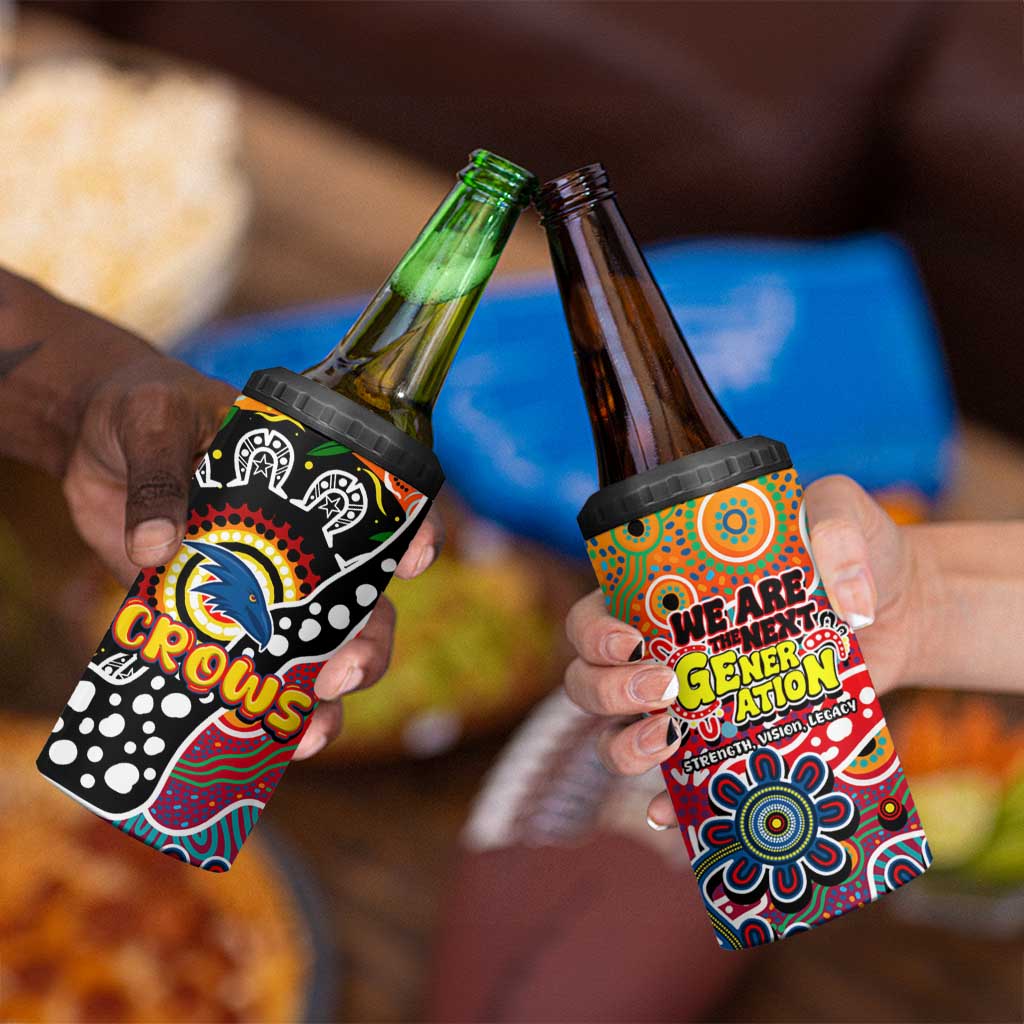 Crows AFL Celebrating 50 Years of Naidoc 4 in 1 Can Cooler Tumbler NAIDOC Week 2025 Aboriginal