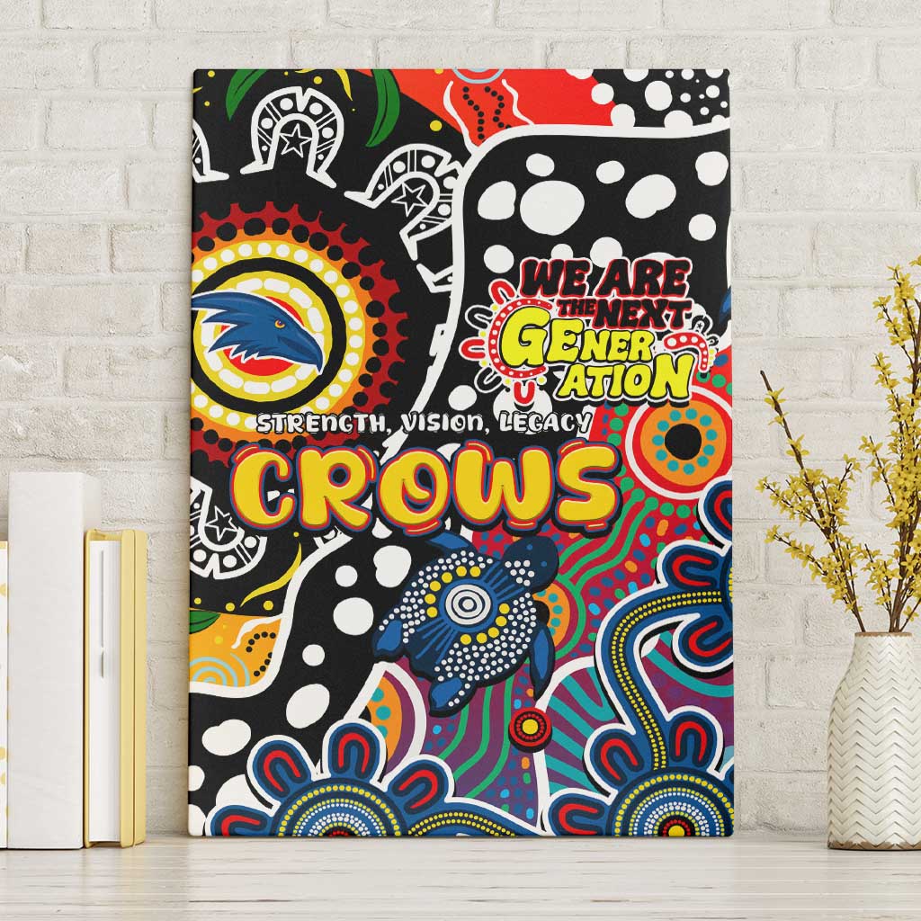 Crows AFL Celebrating 50 Years of Naidoc Canvas Wall Art NAIDOC Week 2025 Aboriginal