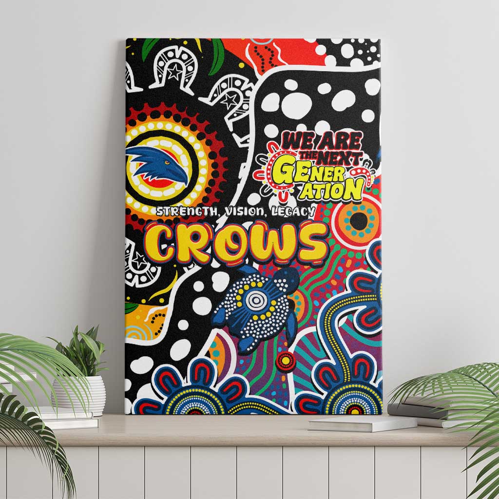 Crows AFL Celebrating 50 Years of Naidoc Canvas Wall Art NAIDOC Week 2025 Aboriginal