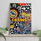 Crows AFL Celebrating 50 Years of Naidoc Canvas Wall Art NAIDOC Week 2025 Aboriginal