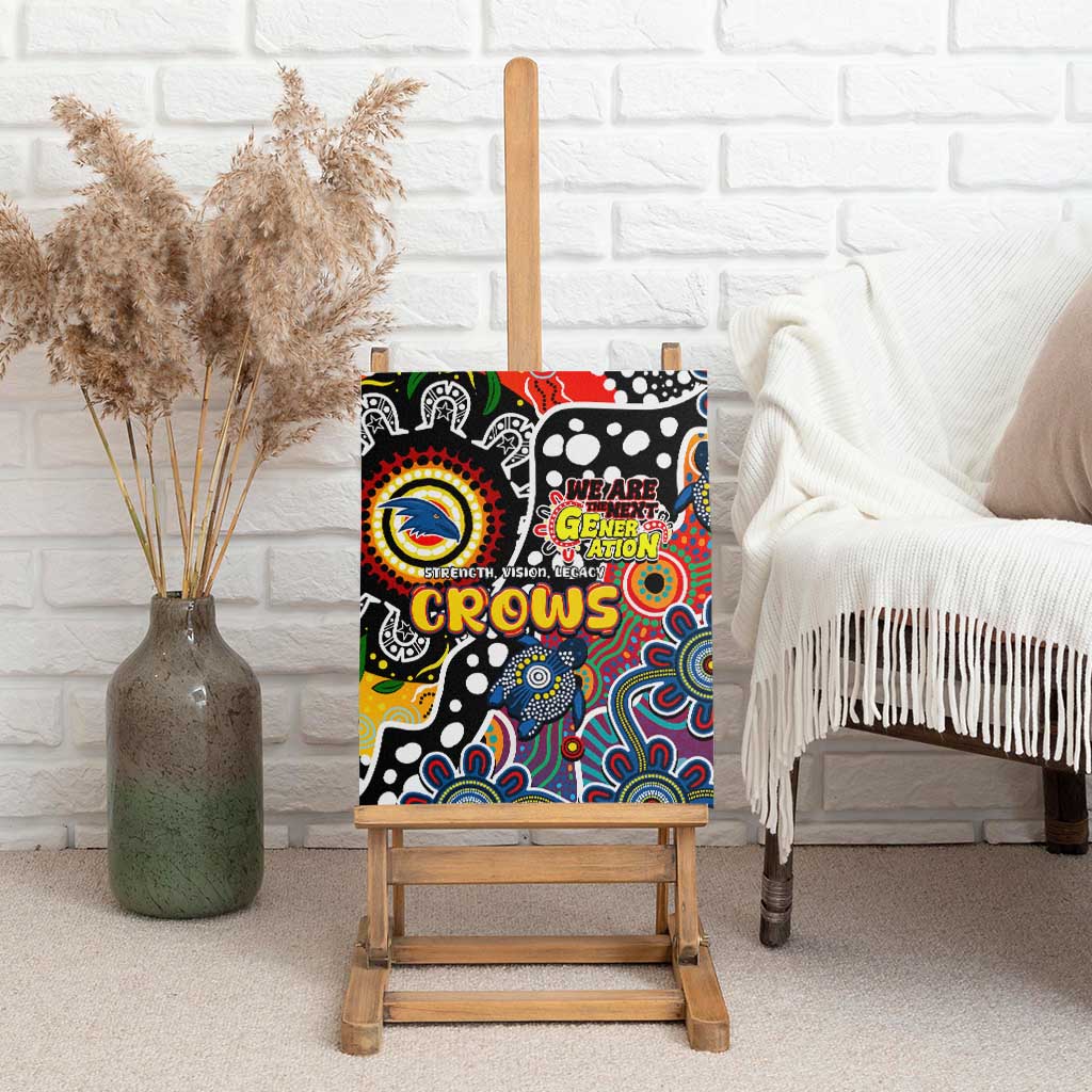 Crows AFL Celebrating 50 Years of Naidoc Canvas Wall Art NAIDOC Week 2025 Aboriginal