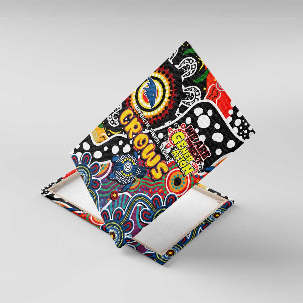 Crows AFL Celebrating 50 Years of Naidoc Canvas Wall Art NAIDOC Week 2025 Aboriginal
