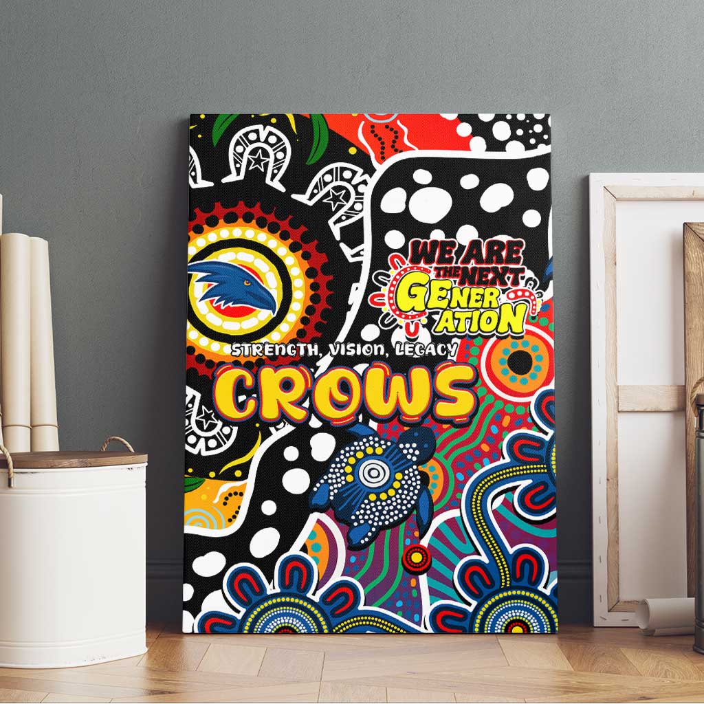 Crows AFL Celebrating 50 Years of Naidoc Canvas Wall Art NAIDOC Week 2025 Aboriginal