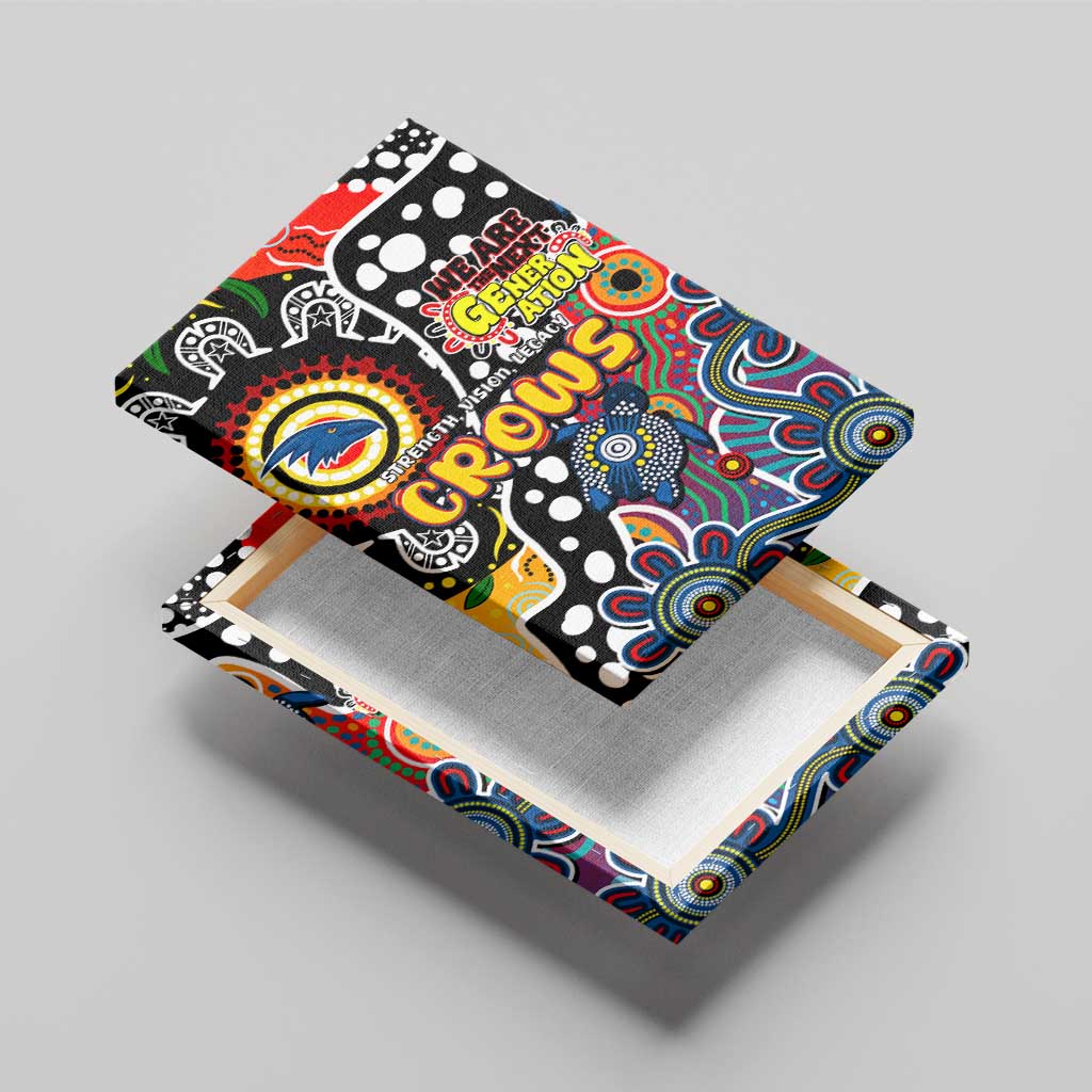 Crows AFL Celebrating 50 Years of Naidoc Canvas Wall Art NAIDOC Week 2025 Aboriginal