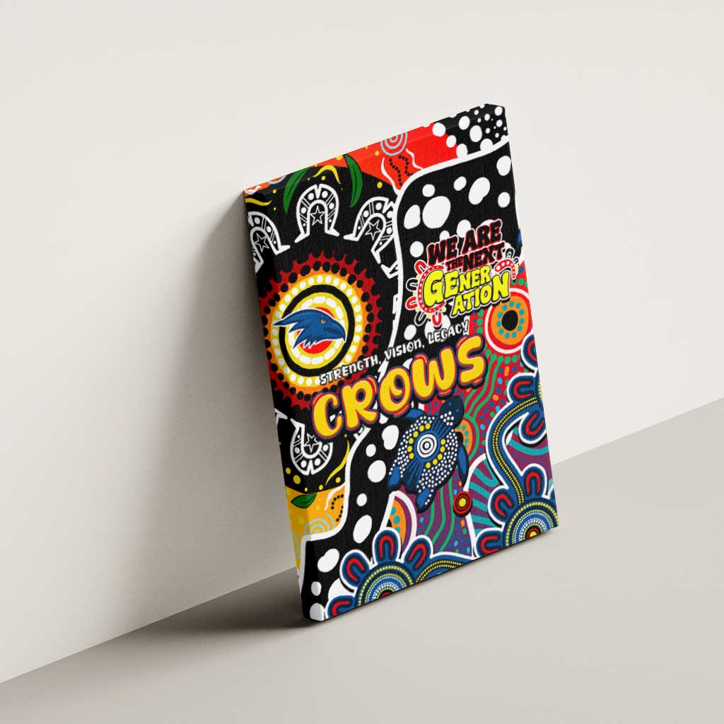 Crows AFL Celebrating 50 Years of Naidoc Canvas Wall Art NAIDOC Week 2025 Aboriginal
