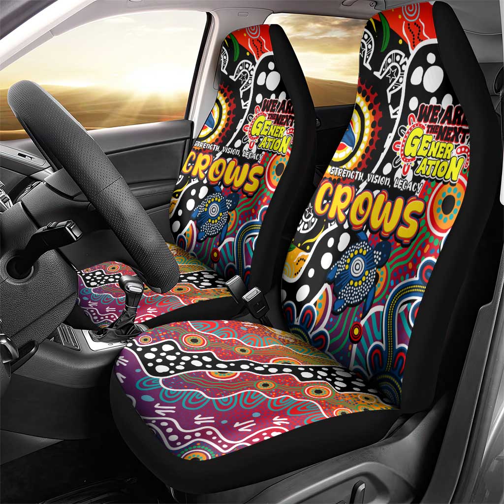 Crows AFL Celebrating 50 Years of Naidoc Car Seat Cover NAIDOC Week 2025 Aboriginal